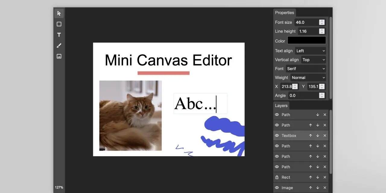 Mini Canvas Editor